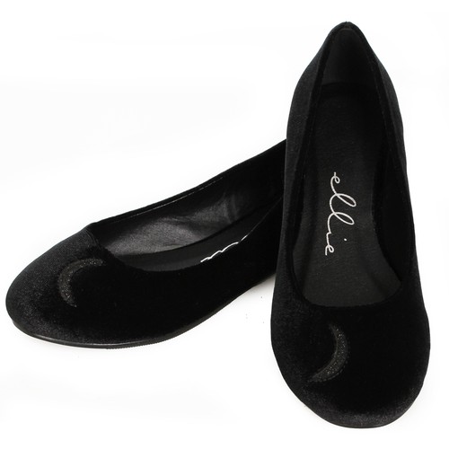 Ellie moon witch flats - moon,
