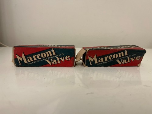 Vintage marconi radio valves - marconi,