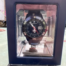 BMW Motorsport Navy blue/Red Ice Watch medium size, new battery box condition.