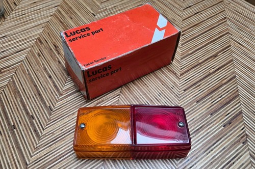 Lucas rear lens - cover, bulb