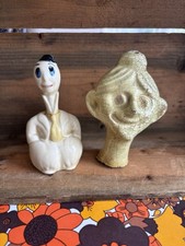 Two Very Unusual Old Pie Funnels Vents Characters Kitchenalia 