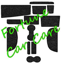 FOR VW CADDY MK3 2004-2020 FULLY TAILORED DOOR & DASH POCKETS CARPET MATS