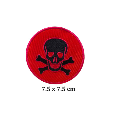 Skull crossed bones danger - crossed,