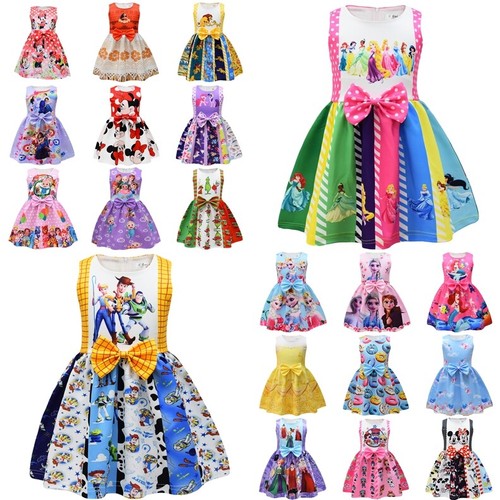 Girls costume bowknot dress - girls,