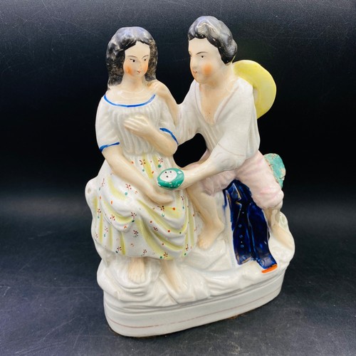 Staffordshire flatback figure - staffordshire,
