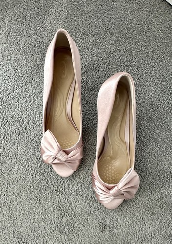 Pink satin phase - phase, shoes