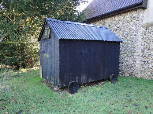 Photo 6x4 old shepherd hut - old,