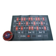 Party Roulette Wheel Set Turntable Leisure Table Games Tabletop Casino Games for