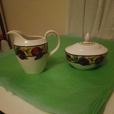 Royal Doulton Everyday Augustine Lidded Sugar Bowl &  Milk Jug.