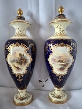 Pair Of Antique Coalport China