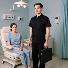 Mens Scrub Set Medical Uniform