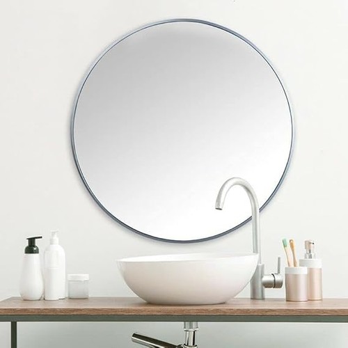 60cm large round - 60cm, grey