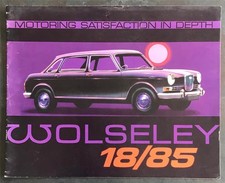 WOLSELEY 18/85 Car Sales
