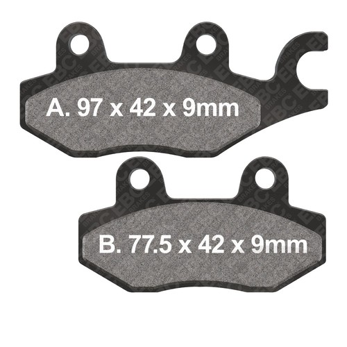 Ebc brake pads sintered - pads, hh