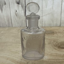 Vintage J Grossmith & Son Perfume Glass Bottle London Collectible Rare (466a)