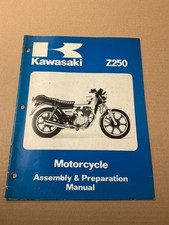 NOS GENUINE KAWASAKI WORKSHOP SET UP ASSEMBLY & PREP MANUAL Z250 Z 250 C1 1980