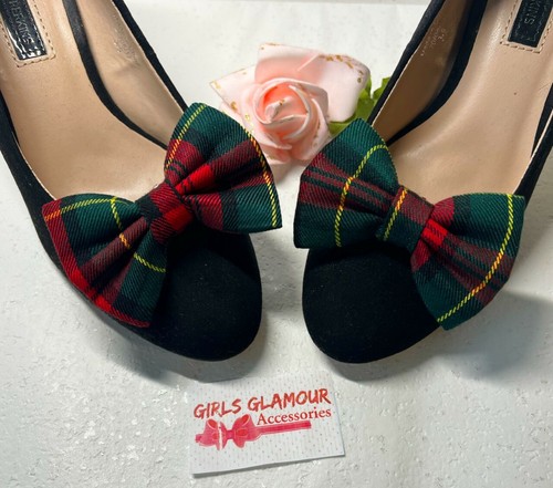 Scottish tartan bow shoes - tartan,