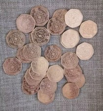 Job Lot  Girl Guide 50p Pence  - 33 x coins