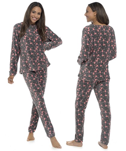 Ladies long fleece - long,