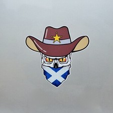 Scotland Scottish Flag Cowboy