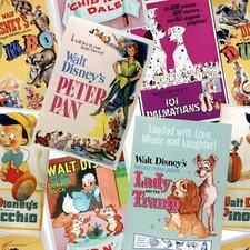 Disney Movie Posters Fabric By