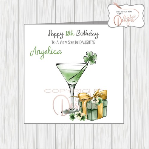 Personalised birthday card - personalised,