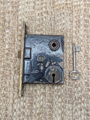 Antique interior mortise - interior, lock
