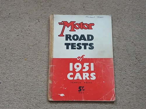 Motor road tests - motor,