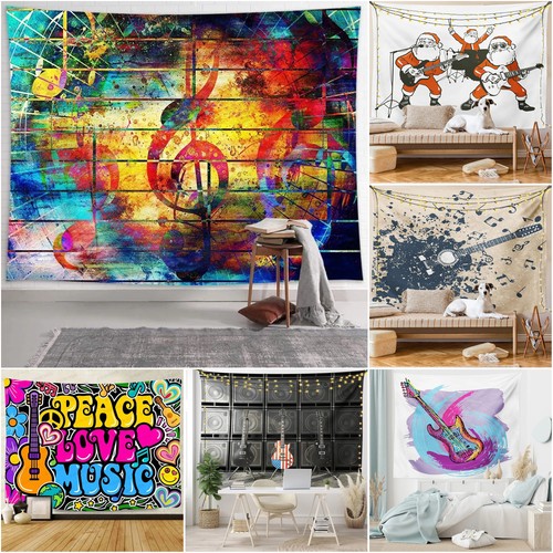 Large music guitar theme wall - theme,
