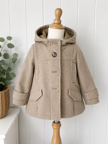 Zara boys wool blend hooded - zara,