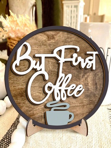 Rustic but first coffee - rustic,