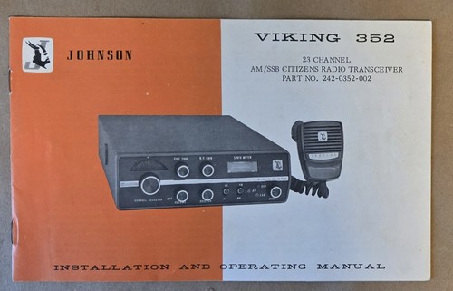 Johnson viking 352 ssb cb - johnson, am/ssb