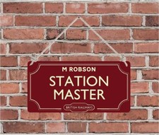 RAILWAY STATION MASTER METAL