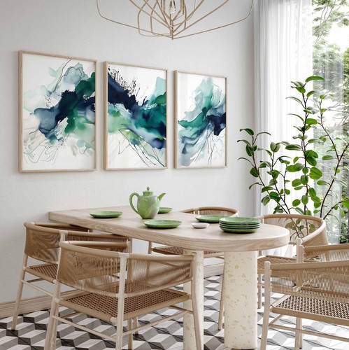 Abstract print set - of,