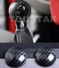 Carbon look gear knob - gear, badges
