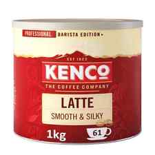 1Kg Kenco Latte Smooth & Silky Tins Instant Coffee Powder 1 - 6 TUBS