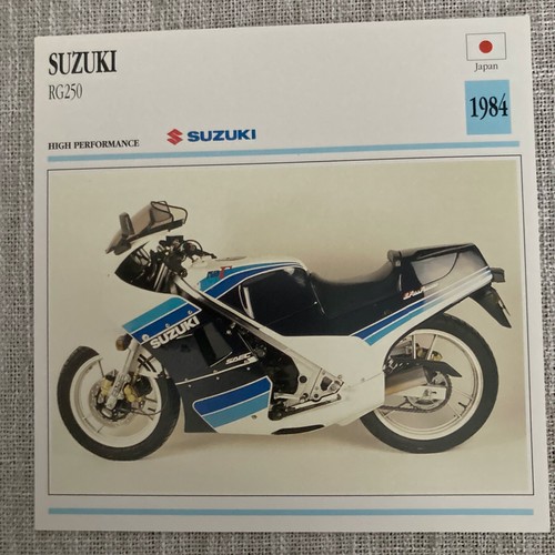 Suzuki rg250 high performance - suzuki,