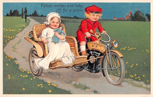 Boy riding motorcycle - boy,