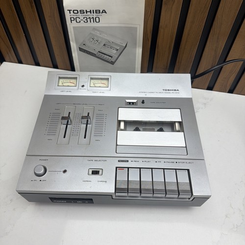 Vintage toshiba cassette - toshiba, deck