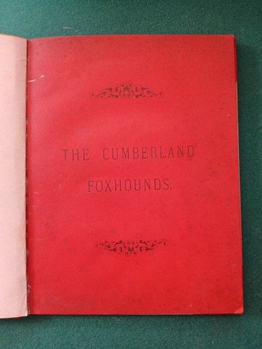 The cumberland foxhounds s - cumberland, r