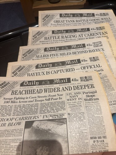 Daily mail historic day - historic, d-day