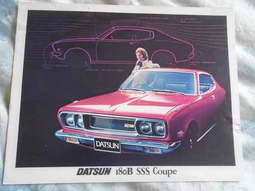 Datsun 180b sss coupe - 180b, brochure