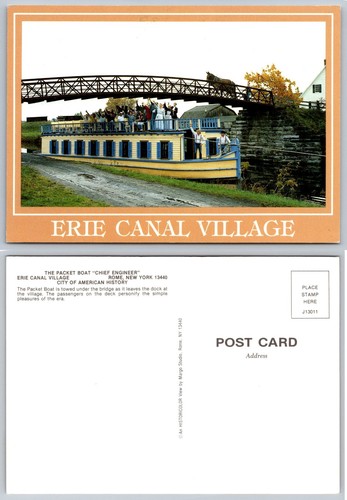 Vintage postcard erie canal - vintage,