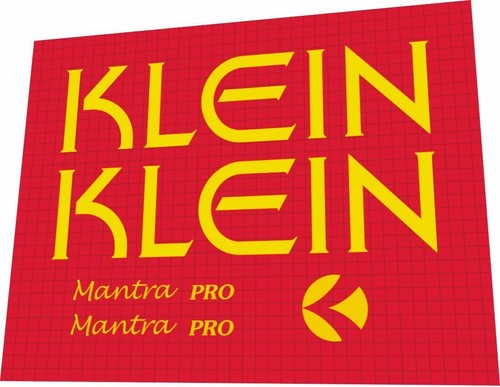 Klein mantra pro - 1996, decal