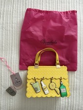 Vendula Lemon Scallops Charm Grab Bag Yellow White Polkadot Spot Gin Tonic Used