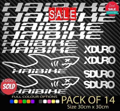 Fits haibike vinyl decal - haibike,