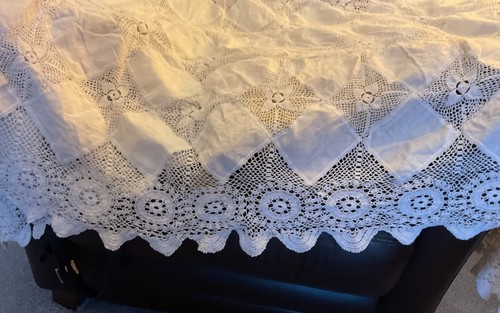 Vintage crochet cotton lace - crochet,