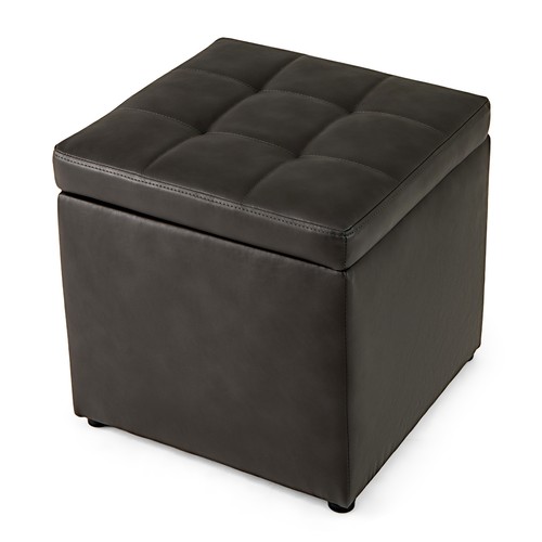 Costway faux leather - faux, storage