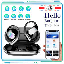 144+ Language AI Translator Earbuds Wireless Bluetooth 5.4 Headphones For iOS UK