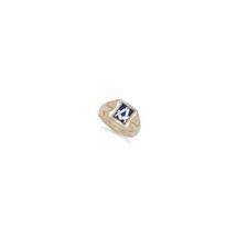 9ct Yellow Gold Enamelled